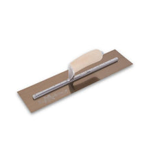 Load image into Gallery viewer, Marshalltown MXS64GS Golden Stainless Steel Finishing Trowels 14 In (356 Mm) 4 In (102 Mm) Wood