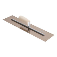 Load image into Gallery viewer, Marshalltown MXS205GS Golden Stainless Steel Finishing Trowels 20 In (508 Mm) 5 In (127 Mm) Wood