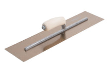 Load image into Gallery viewer, Marshalltown MXS205GS Golden Stainless Steel Finishing Trowels 20 In (508 Mm) 5 In (127 Mm) Wood
