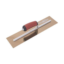 Load image into Gallery viewer, Marshalltown MXS81GSD Golden Stainless Steel Finishing Trowels 18 In (457 Mm) 4 In (102 Mm) Durasoft®"