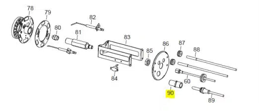 Veloci Heater Photo Eye Socket/ Support