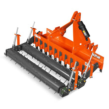 Load image into Gallery viewer, MechMaxx 60" Heavy Duty Soil Pulverizer, Double Spiked Roller, 21 Shanks, Category 1 and 2, 3 Point Hitch Tractor Attachment, TSP60D