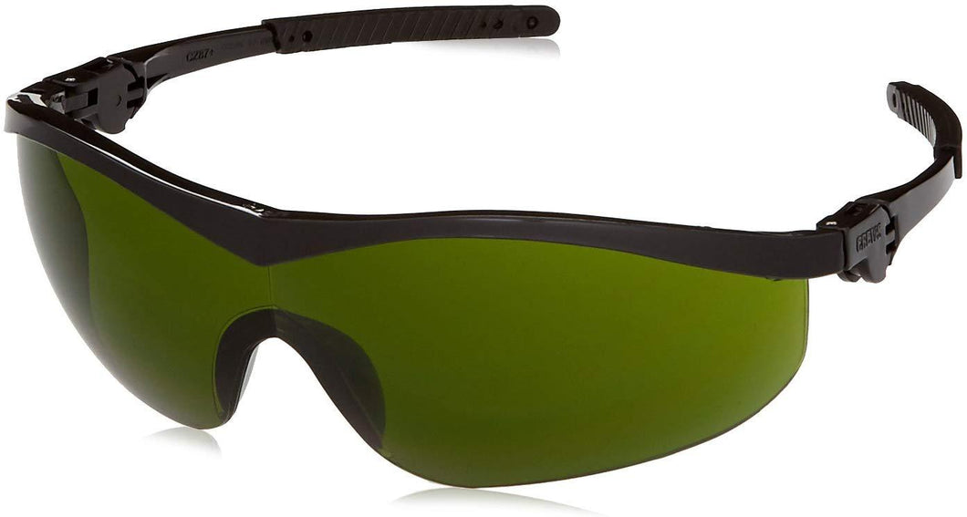 MCR Crews ST1130 Storm Safety Glasses 3.0 IR Green Lens