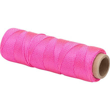 Load image into Gallery viewer, Marshalltown 631 Braided Nylon Mason's Line250' Fl. Pink, Size 186" Core