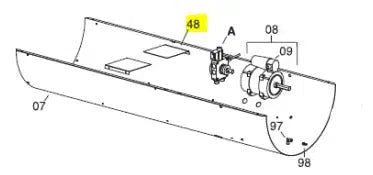 Veloci Heater Replacement Air Flap - DX