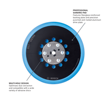 Load image into Gallery viewer, Bosch 6 In. Hard Hook-and-Loop Multi-Hole Sanding Pad