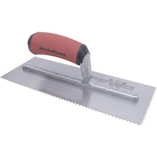 Load image into Gallery viewer, Marshalltown 701SD Ntch Trowel-7/32 X 5/32 V-DuraSoft Hdl (6/Pack)