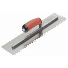 Load image into Gallery viewer, Marshalltown 710SD Ntch Trowel-1/4 X 1/4 X 1/4 SQ-DuraSoft Hdle (4/Pack)