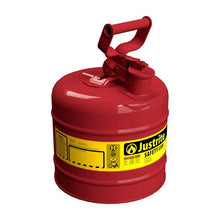 Load image into Gallery viewer, Justrite Flame Arrester Type I 2 Gallon Steel Safety Can for Flammables