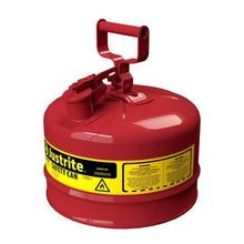 Load image into Gallery viewer, Justrite Flame Arrester Type I 2.5 Gallon Steel Safety Can