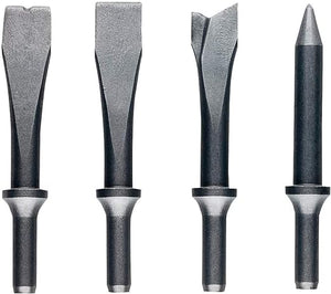 Jet Tools - JSG-1304, 4-Piece Chisel Set for Riveting Hammers