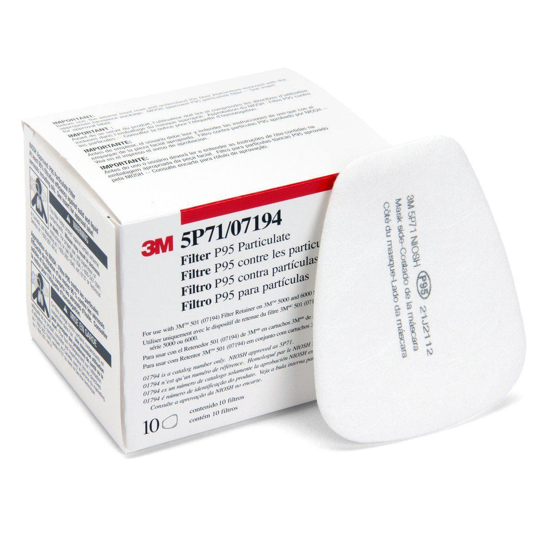 3M Replacement Particulate Filter 5P71-6 (10/Box)