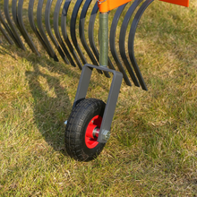 Load image into Gallery viewer, MechMaxx 72" Landscape Rake with Bolt-On Wheels &amp; 36 Tines 3 Point Hitch Tractor Attachment, LR72W