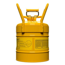 Load image into Gallery viewer, 5 Gallon, 1" Metal Hose, Roll Bars, DOT Transport Steel Safety Can for Diesel, Type II, Accuflow™, Yellow - 7350230