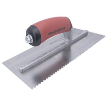 Load image into Gallery viewer, Marshalltown 763SD Ntch Trl-1/8 X 1/8 X 1/16 Flat V-DuraSoft Hdle (6/Pack)