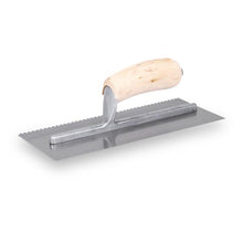 Load image into Gallery viewer, Marshalltown 785S 3/64 X 1/16 X 1/32 Flat V Notched Trowel (6/Pack)