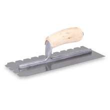 Load image into Gallery viewer, Marshalltown 787S 5/16 X 5/16 X 3/4 Flat V Notched Trowel (6/Pack)