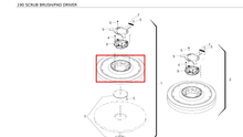 Load image into Gallery viewer, Kärcher 8.600-041.0 Pad Driver, 20" Sd U19983 - highlighted in parts diagram