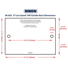 Load image into Gallery viewer, Rikon 80-820 8″ Low Speed Grinder