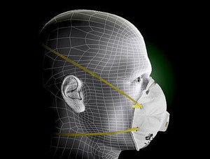 3M™ Particulate Respirator 8210V, N95 with 3M™ Cool Flow™ Valve - 10/BX