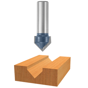 Bosch 90Â° x 3/4 In. Carbide Tipped V-Groove Bit