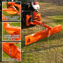 Load image into Gallery viewer, MechMaxx 84" 6-Way Rear Blade 3 Point Hitch Tractor Attachment, RB84S