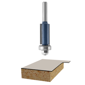 Bosch 1/16 In. Carbide Tipped 2-Flute Overhang Cutoff Bit