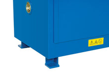 Load image into Gallery viewer, 12 Gallon, 2 Shelves, 1 Door, Self-Close, US Navy Hazardous Materials Cabinet, Blue – 8612287