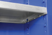 Load image into Gallery viewer, 12 Gallon, 2 Shelves, 1 Door, Self-Close, US Navy Hazardous Materials Cabinet, Blue – 8612287