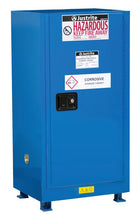 Load image into Gallery viewer, 12 Gallon, 2 Shelves, 1 Door, Self-Close, US Navy Hazardous Materials Cabinet, Blue – 8612287
