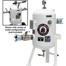Load image into Gallery viewer, Pirate Brand 888-1200-08006PB Moisture Separator 800 CFM, Stationary 150 PSI (10.3 Bar), (1) 4 Lug W/Ball Valve Inlet X (1) 4 Lug Outlet (Includes 0-160 Pressure Gauge, Manual Drain) – Replaces Schmidt (Axxiom) 1200-080-06