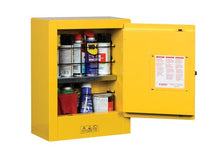 Load image into Gallery viewer, Sure-Grip® EX Mini Transportable Flammable Cabinet w/ 1 Shelf &amp; 1 Manual Close Door - Yellow