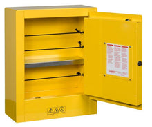 Load image into Gallery viewer, Sure-Grip® EX Mini Transportable Flammable Cabinet w/ 1 Shelf &amp; 1 Manual Close Door - Yellow