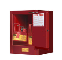 Load image into Gallery viewer, Sure-Grip® EX 4-gal.capacity Countertop Flammable Safety Cabinet w/ 1 Shelf &amp; 1 Self-Close Door - Red
