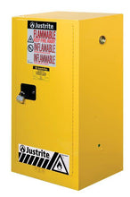 Load image into Gallery viewer, Sure-Grip® EX Compac 15-gal.capacity Flammable Cabinet w/ 1 Shelf &amp; 1 Manual Close Door - Yellow