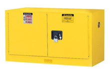 Load image into Gallery viewer, Sure-Grip® EX 17-gal.capacity Wall Mount Flammable Safety Cabinet w/ 1 Shelf &amp; 2 Manual Close Doors - Yellow