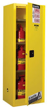 Load image into Gallery viewer, Sure-Grip® EX Slimline 22-gal.capacity Flammable Safety Cabinet w/ 3 Shelves &amp; 1 Manual Close Door - Yellow