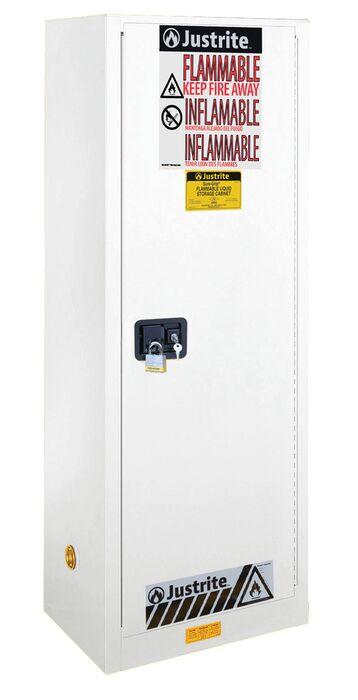 Sure-Grip® EX Slimline 22-gal.capacity Flammable Cabinet w/ 3 Shelves & 1 Door-Manual Close