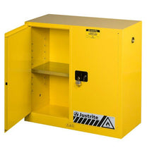 Load image into Gallery viewer, Sure-Grip® EX 30-gal.capacity Flammable Cabinet w/ 2 Doors Flammable Cabinet &amp; 1 Shelf  - Yellow