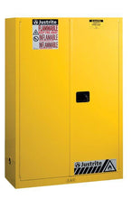 Load image into Gallery viewer, Justrite- Sure-Grip® EX 45-Gallon Flammable Safety Cabinet w/ 2 Doors &amp; 2 Shelves ( Manual Close)