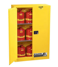 Load image into Gallery viewer, Justrite- Sure-Grip® EX 45-Gallon Flammable Safety Cabinet w/ 2 Doors &amp; 2 Shelves ( Manual Close)