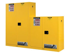 Load image into Gallery viewer, Justrite- Sure-Grip® EX 45-Gallon Flammable Safety Cabinet w/ 2 Doors &amp; 2 Shelves ( Manual Close)
