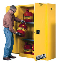Load image into Gallery viewer, Justrite- Sure-Grip® EX 45-Gallon Flammable Safety Cabinet w/ 2 Doors &amp; 2 Shelves ( Manual Close)