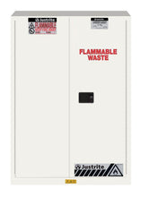 Load image into Gallery viewer, Sure-Grip® EX 45-gal. capacity Flammable Waste Cabinet w/ 2 Door-Manual Close &amp; 2 Shelves - White