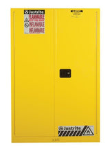 Load image into Gallery viewer, Sure-Grip® EX 45-gal.capacity Flammable Cabinet w/ 2 Doors-Self Close &amp; 2 Shelves - Yellow