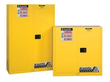 Load image into Gallery viewer, Sure-Grip® EX 45-gal.capacity Flammable Cabinet w/ 2 Doors-Self Close &amp; 2 Shelves - Yellow