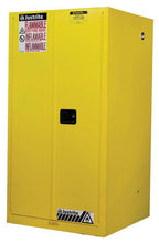 Load image into Gallery viewer, Sure-Grip® EX 60-gal.capacity Flammable Safety Cabinet w/ 2 Manual Close Doors &amp; 2 Shelves - Yellow