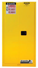 Load image into Gallery viewer, Sure-Grip® EX 55-gal.capacity 1 Vertical Drum Flammable  Safety Cabinet w/ Drum Support - Yellow