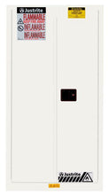 Load image into Gallery viewer, Sure-Grip® EX 55-gal.capacity Flammable Cabinet w/ Drum Support - 1 Drum Vertical, 1 Shelf &amp; 2 Self-Close Doors - White