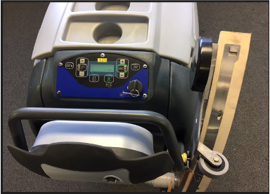 Refurbished Advance SC750™ 26D Walk-Behind Floor Scrubber Four 242 Ah wet batteries, EcoFlex™, shelf charger, pad holders